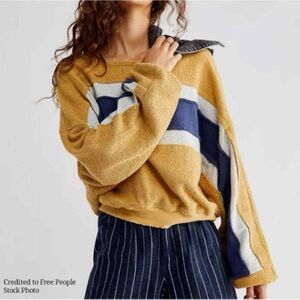 Free People Palo Alto Cotton blend pullover